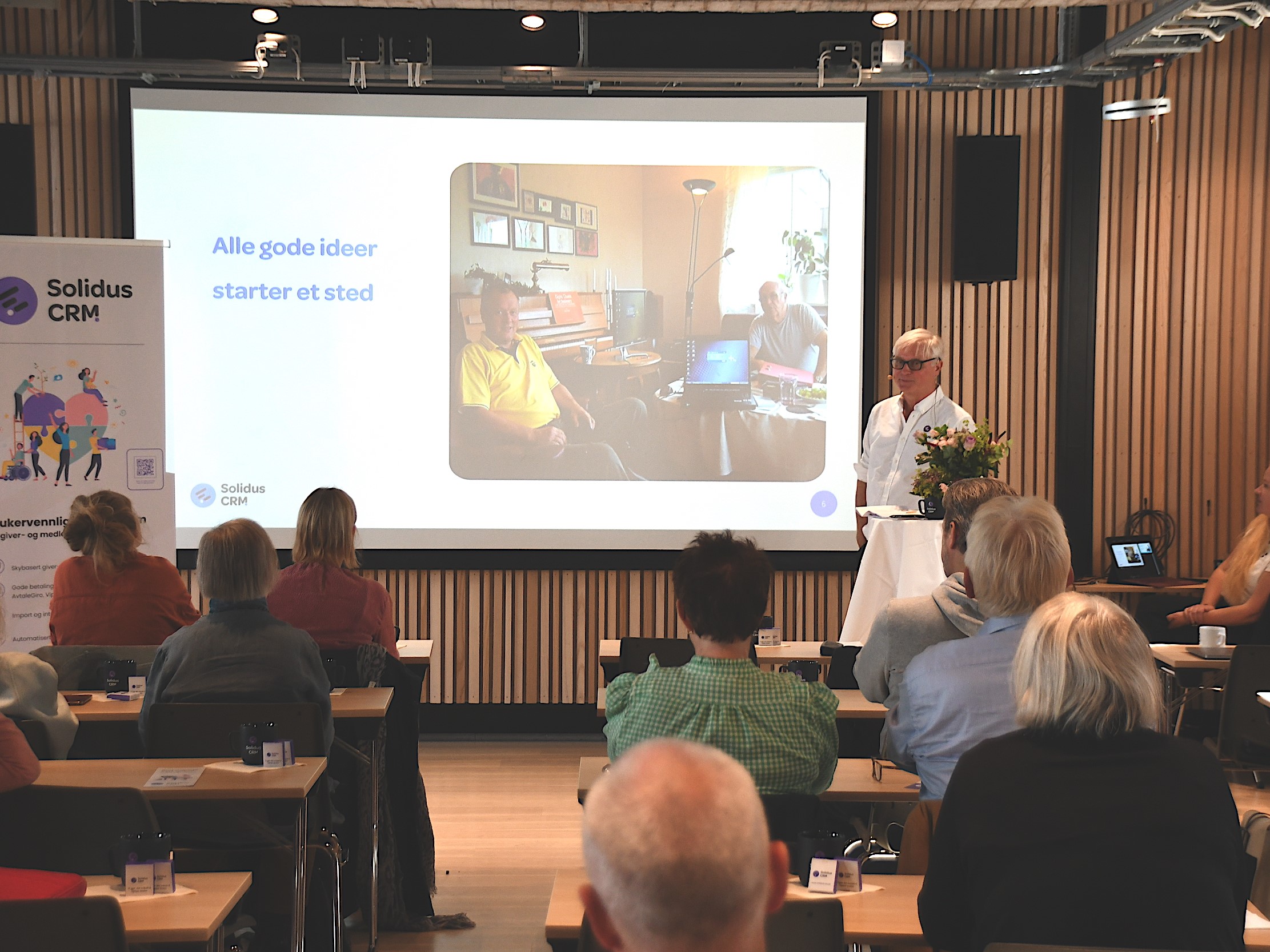 Fundraisingfrokost: Solidus CRM har gått fra innsamling til CRM-system