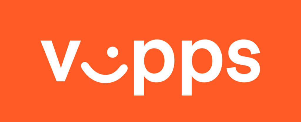 Vipps sin logo i oransje farge. 